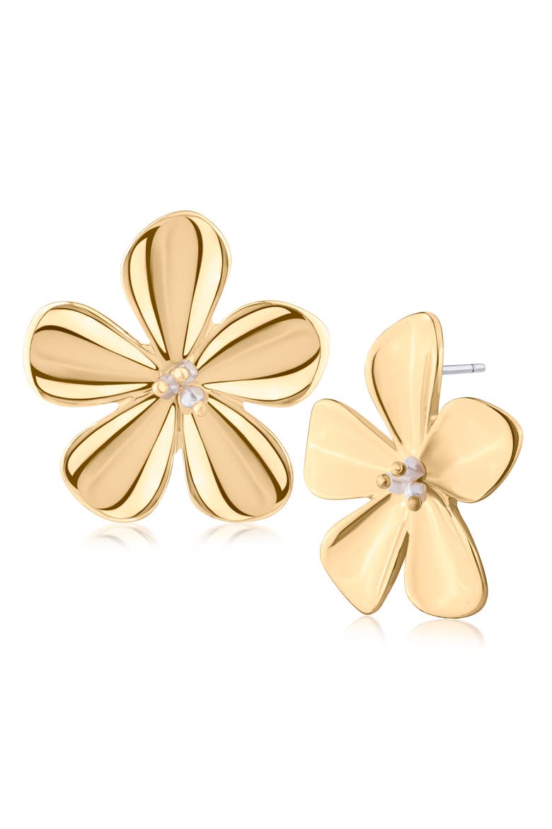 Daisy Drop Earrings (Nordstrom Exclusive), Main, color, WHITE/ GOLD