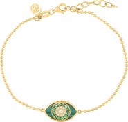 EFFY Semiprecious Stone & Diamond Evil Eye Bracelet