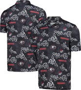 Reyn Spooner Men's Reyn Spooner Black Georgia Bulldogs Performance Polo