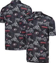 Reyn Spooner Men's Reyn Spooner Black Georgia Bulldogs Performance Polo
