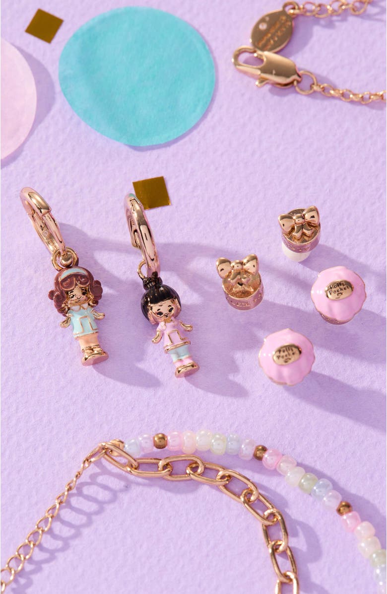 Alex and Ani Polly Pocket Earring Set, Alternate, color, Gold