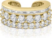 Anita Ko 18k Gold Baguette & Round Diamond Ear Cuff