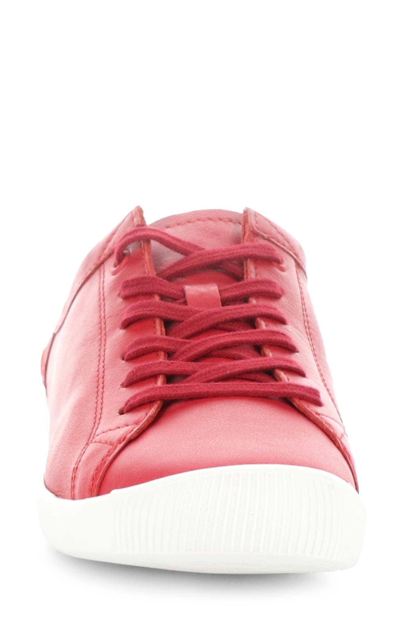 Idle Sneaker, Alternate, color, 004 CHERRY RED SMOOTH