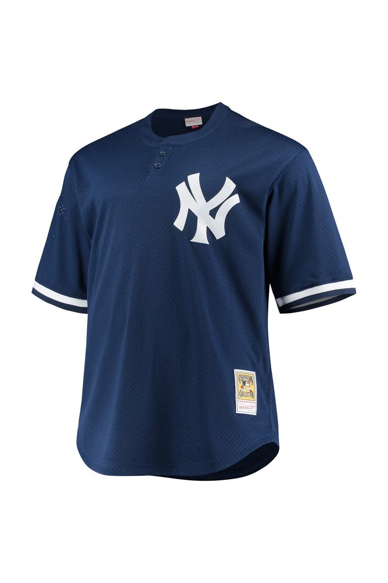 Men's Mitchell & Ness Derek Jeter Navy New York Yankees Big & Tall Batting Practice Replica Player Jersey, Alternate, color, Navy