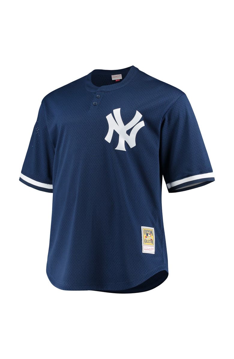 Mitchell & Ness Men's Mitchell & Ness Derek Jeter Navy New York Yankees Big & Tall Batting Practice Replica Player Jersey, Alternate, color, Navy