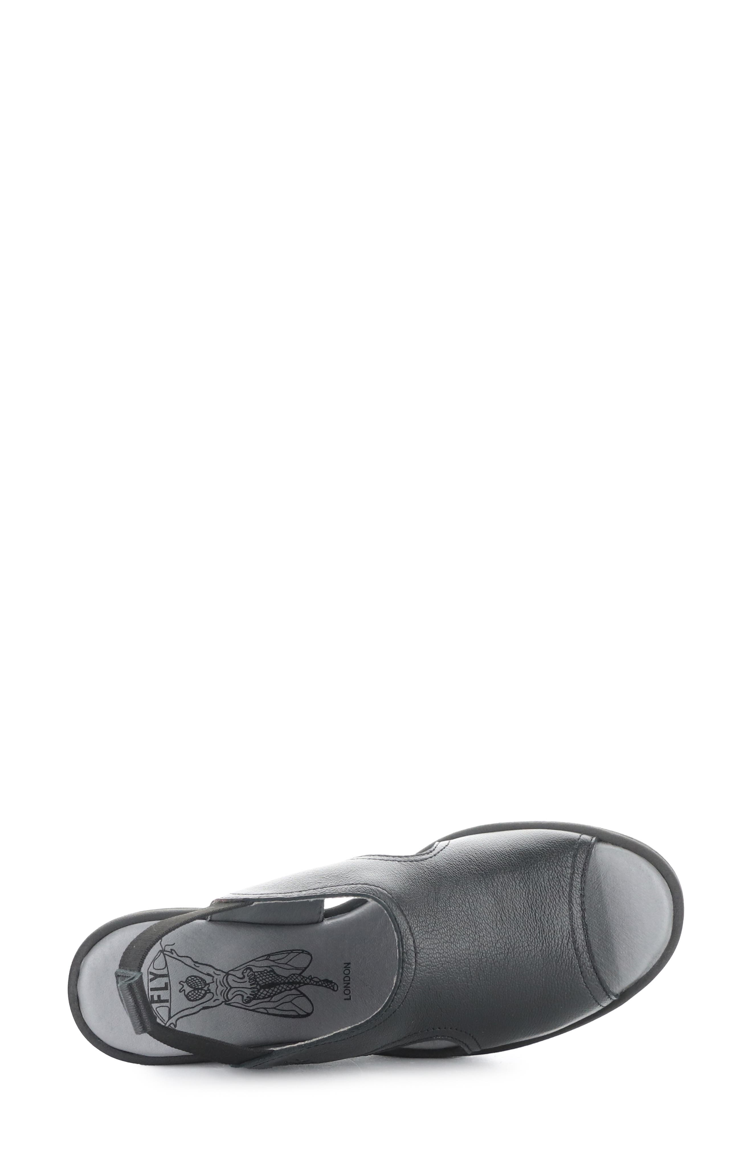 Fly London Liku Slingback Platform Wedge Sandal, Alternate, color, 