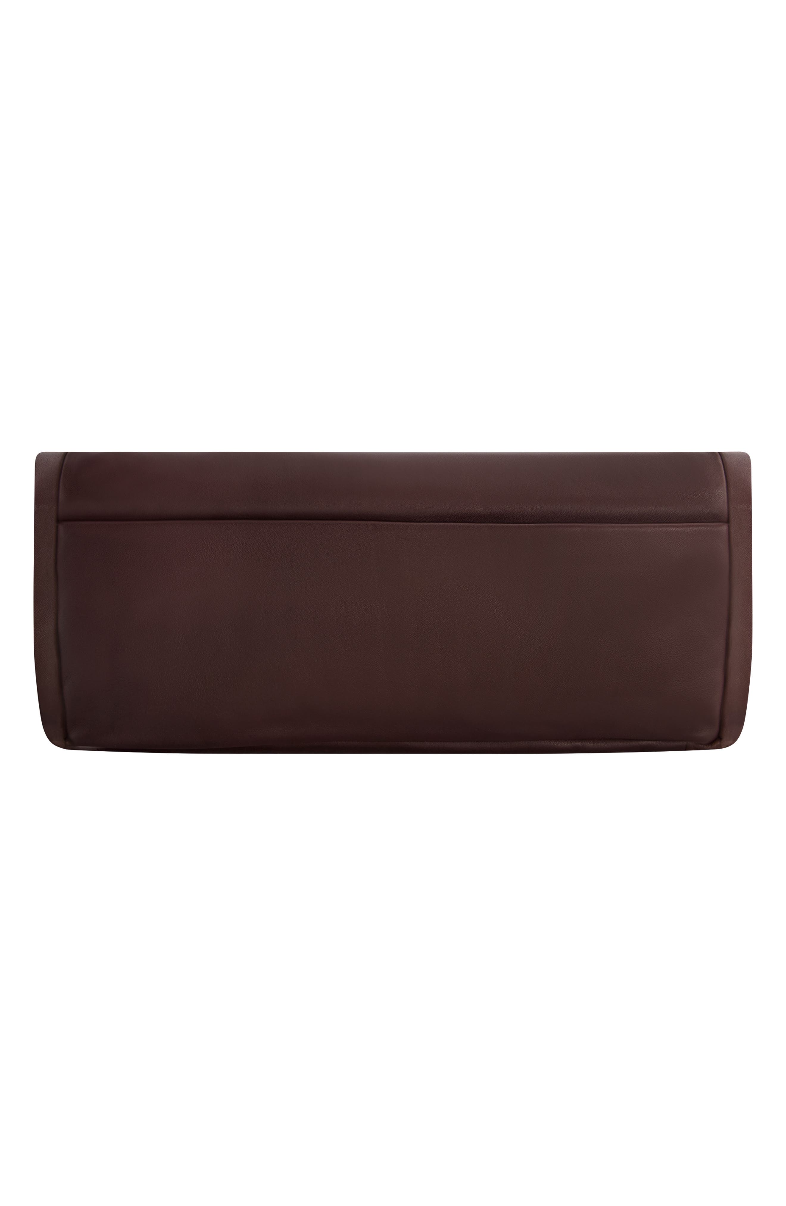DUVET FOLD OVER CLUTCH, Alternate, color, CABERNET