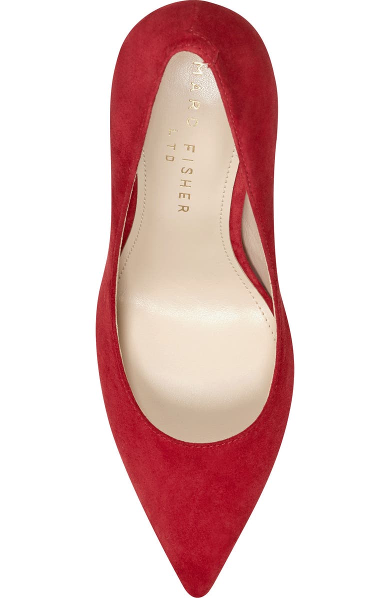 Marc Fisher LTD Abilene Pointed Toe Pump, Alternate, color, Medium Red
