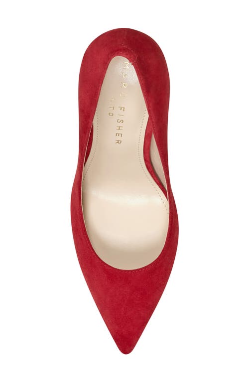 Marc Fisher Ltd Abilene Pointed Toe Pump In Medium Red