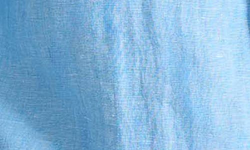 Tommy Bahama Paradise Breezer Linen Button-up Shirt In Glass Bead Blue