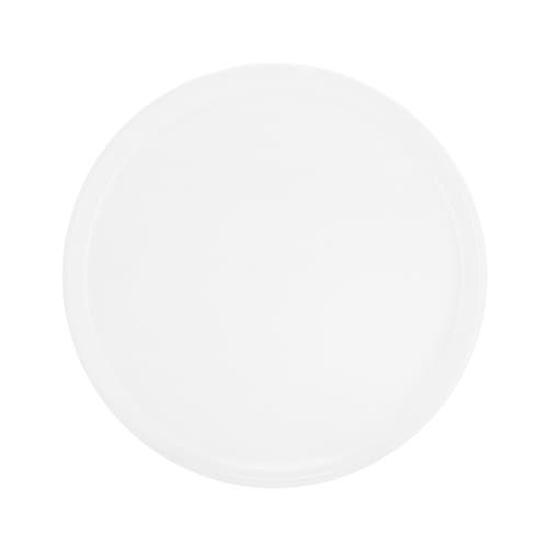 Elama Josh 18 Piece Stoneware Dinnerware Set In White