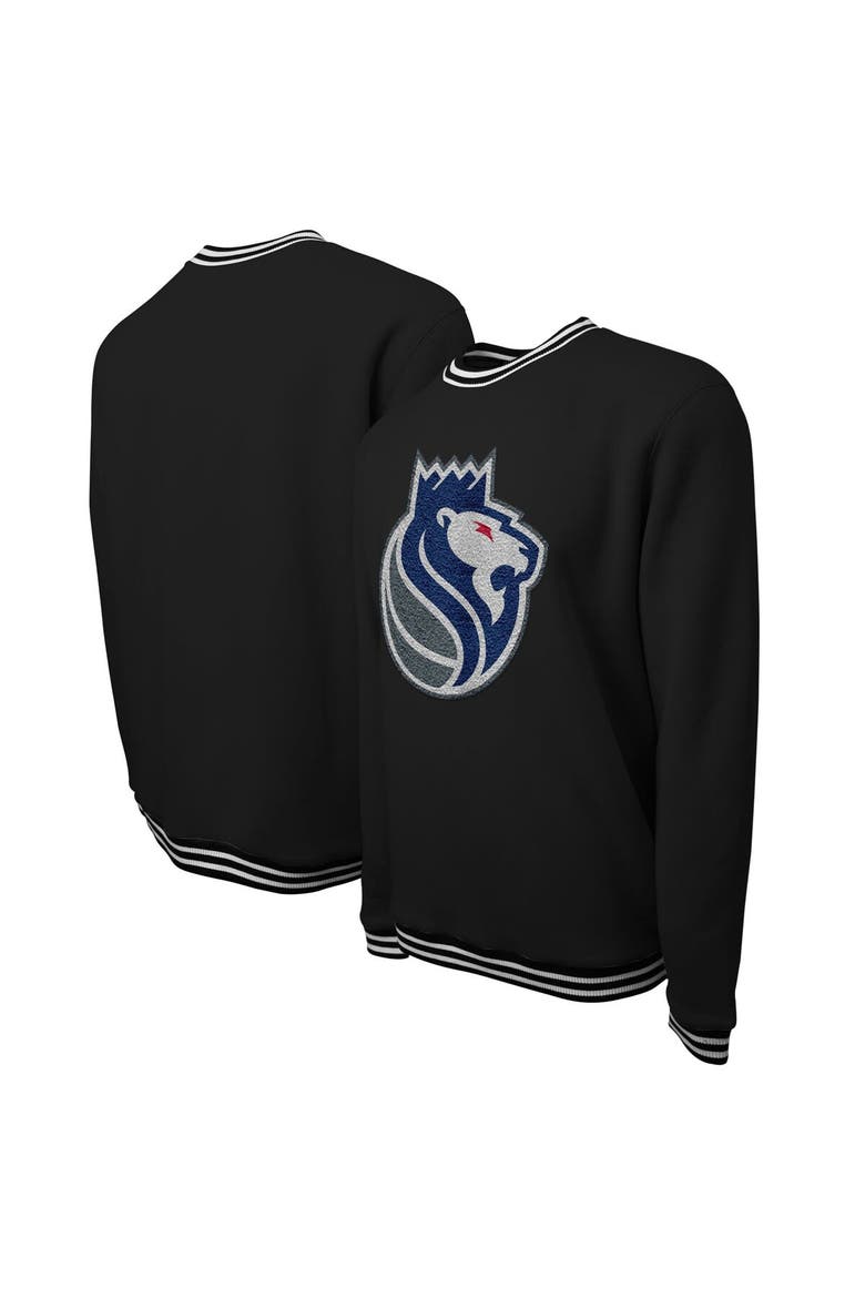 Unisex Stadium Essentials Black Sacramento Kings 2023/24 City Edition Club Level Pullover Sweatshirt, Alternate, color, Black