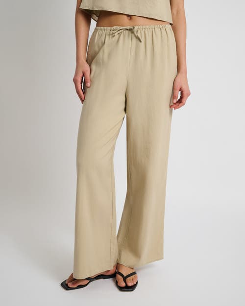 Onia Air Drawstring Linen-blend Pant