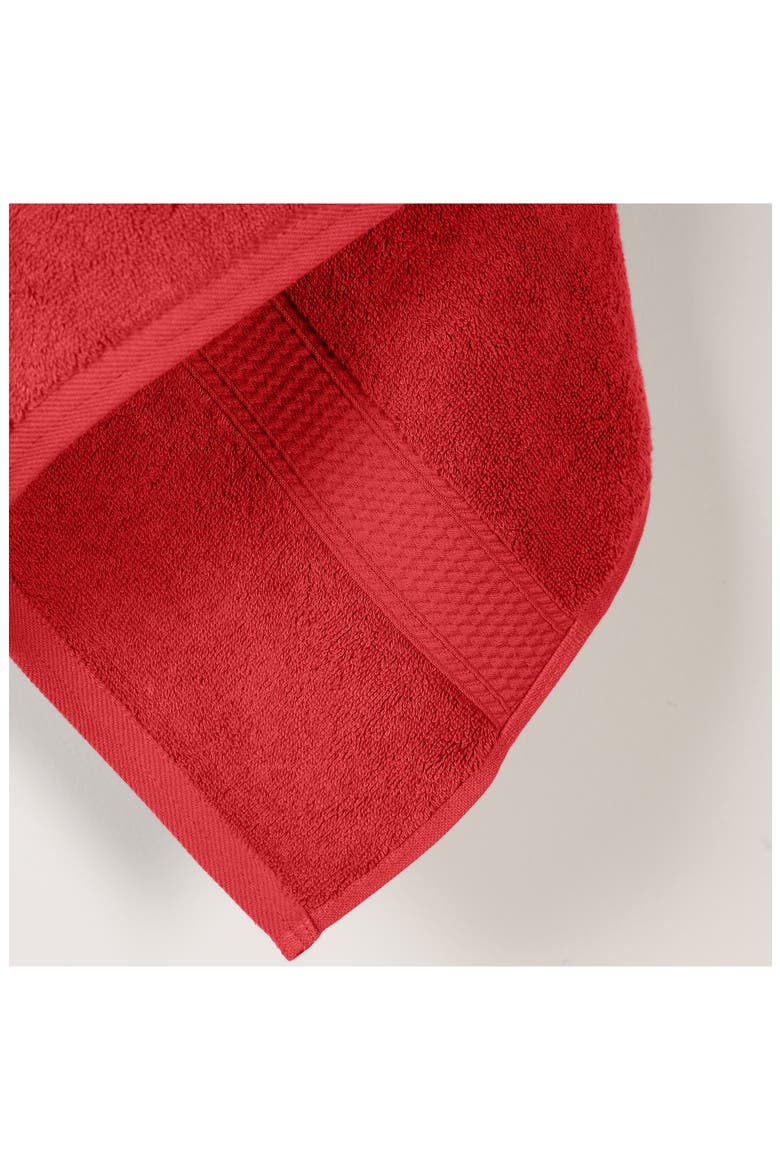 Egyptian Cotton 2-Pack Bath Towel Set, Alternate, color, RED