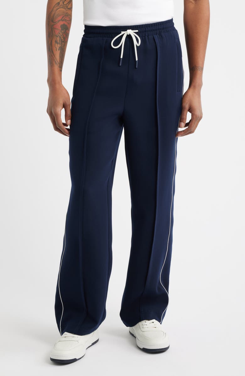 KROST Piping Track Pants, Main, color, Dark Navy