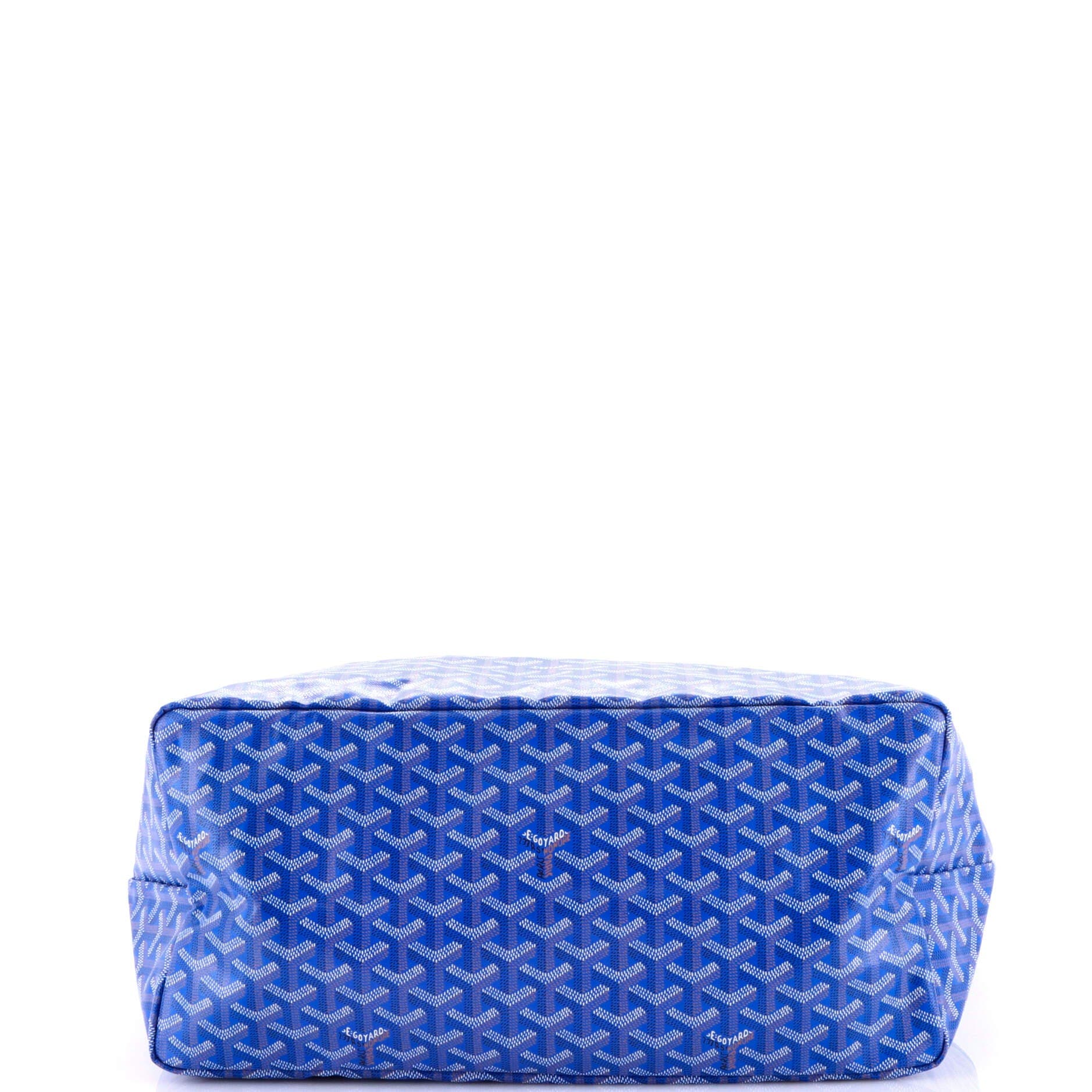 Pre-Owned Goyard Saint Louis Tote Coated Canvas PM, Alternate, color, Blue