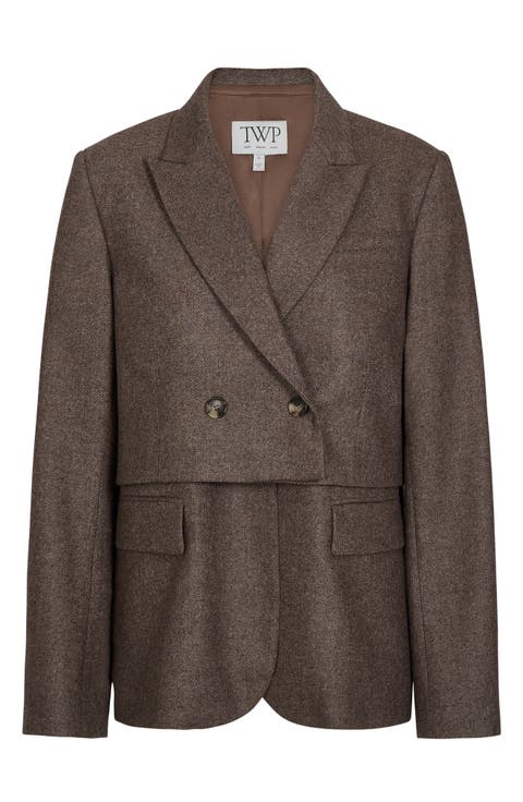 Two Faced Cotton Blazer