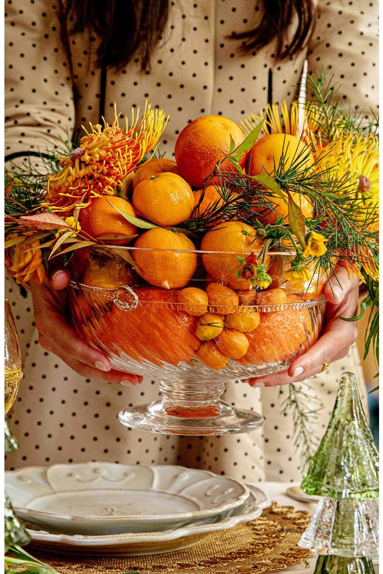 Graham 10-Inch Footed Bowl, Alternate, color, CLEAR