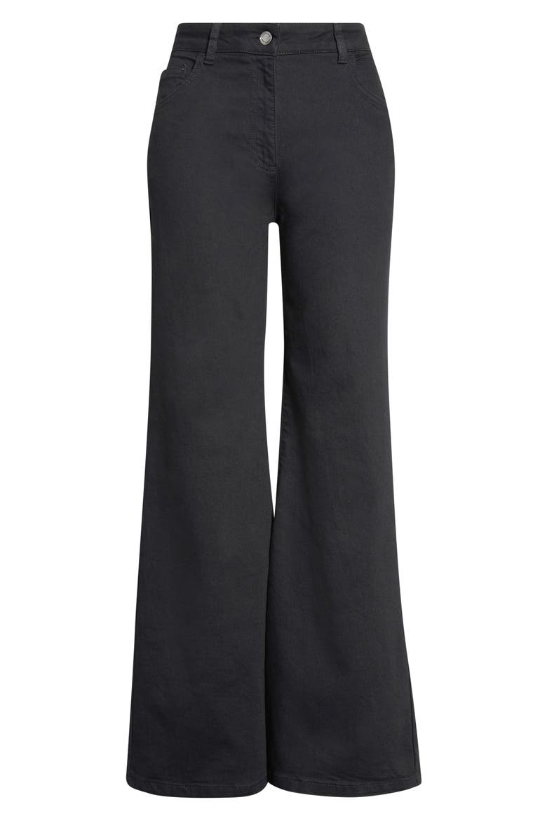 Bonnie Flare Leg Jeans, Alternate, color, BLACK