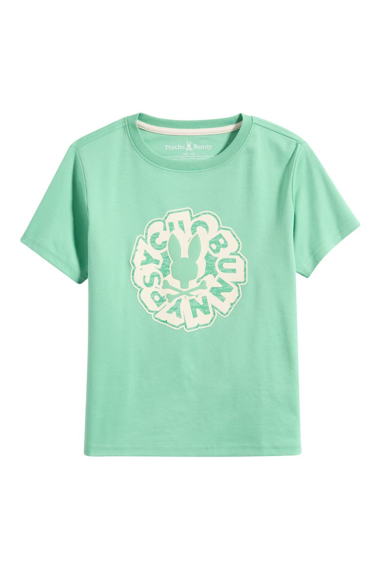 Kids' Toby Cotton Graphic T-Shirt, Main, color, LIGHT GRASS GREEN