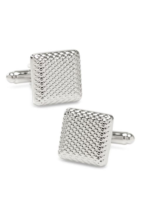 Textured Square Cuff Links