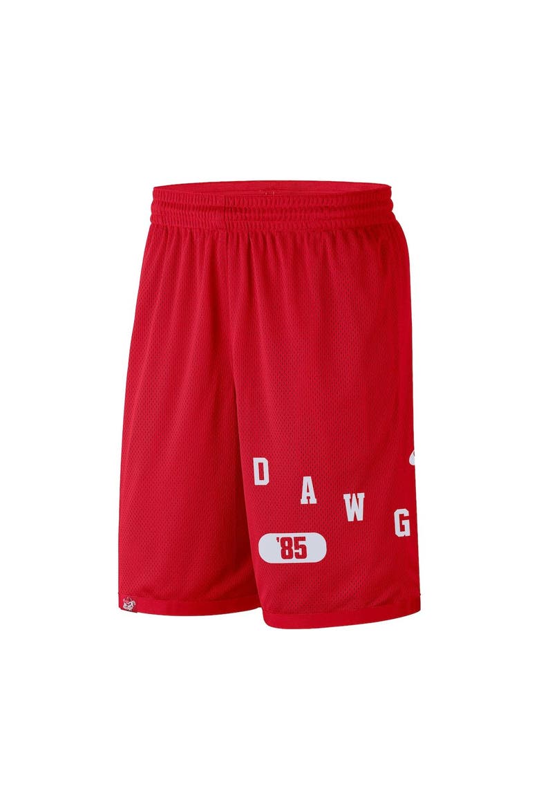 Men's Nike Red Georgia Bulldogs Wordmark Performance Shorts, Alternate, color, Red
