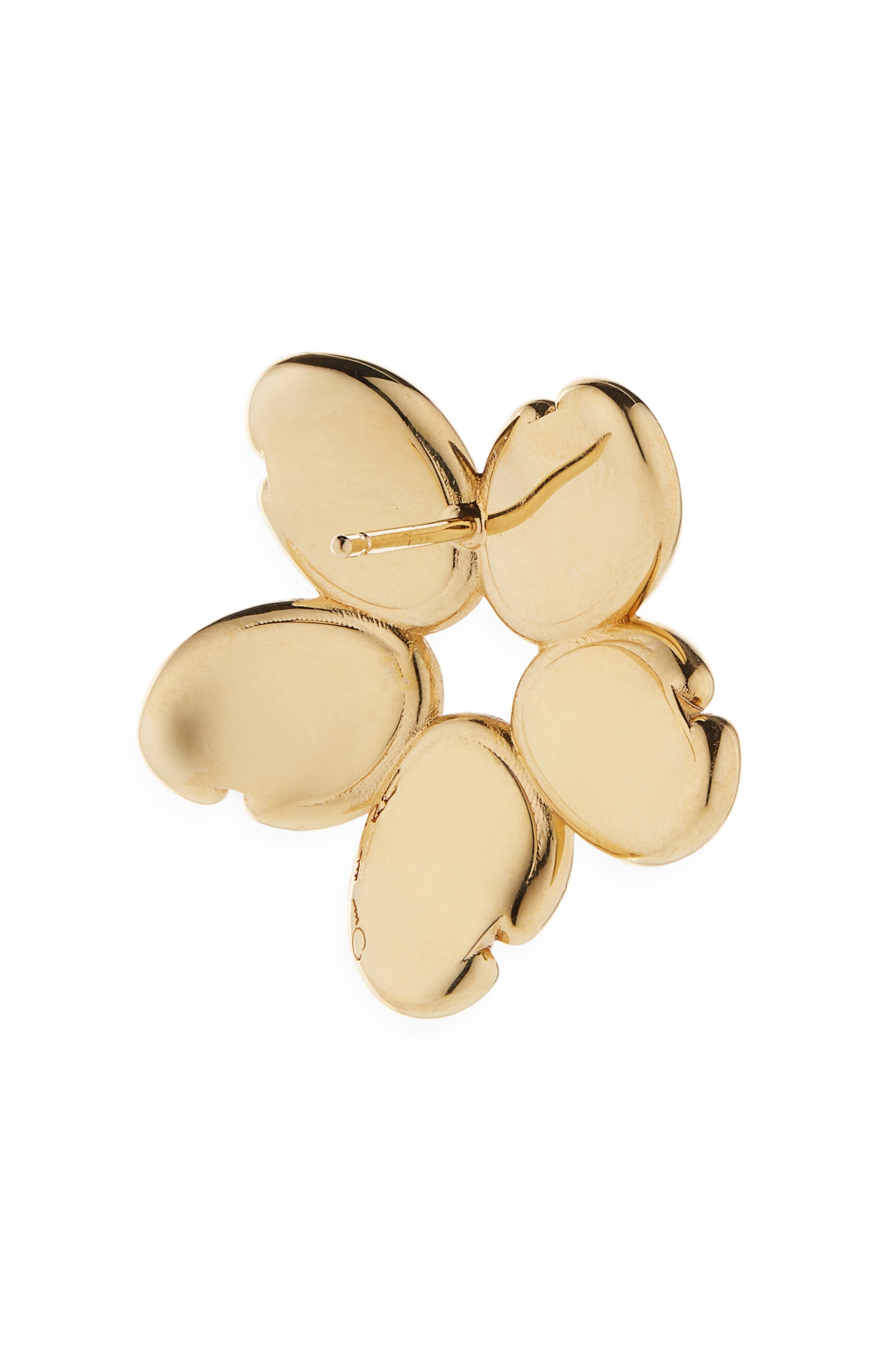 Oscar de la Renta Pavé Flower Drop Earrings (Women) | Nordstrom