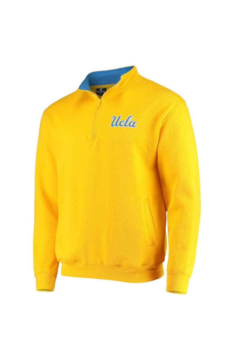 COLOSSEUM Men's Colosseum Gold UCLA Bruins Tortugas Logo Quarter-Zip Jacket, Alternate, color, 