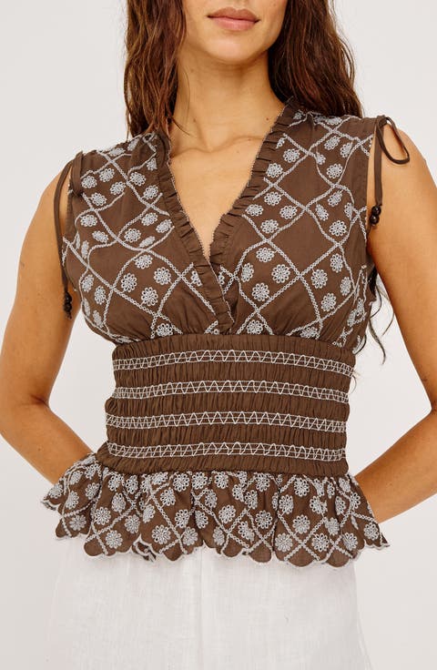 Rizzo Embroidered Top