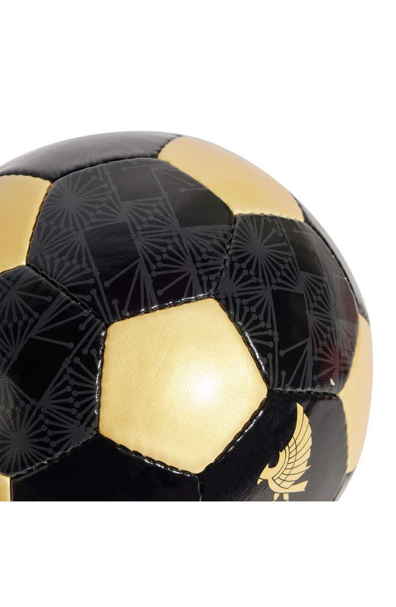 adidas Men's adidas Black/Gold Mexico National Team 2025 Third Jersey Soccer Ball, Alternate, color, 