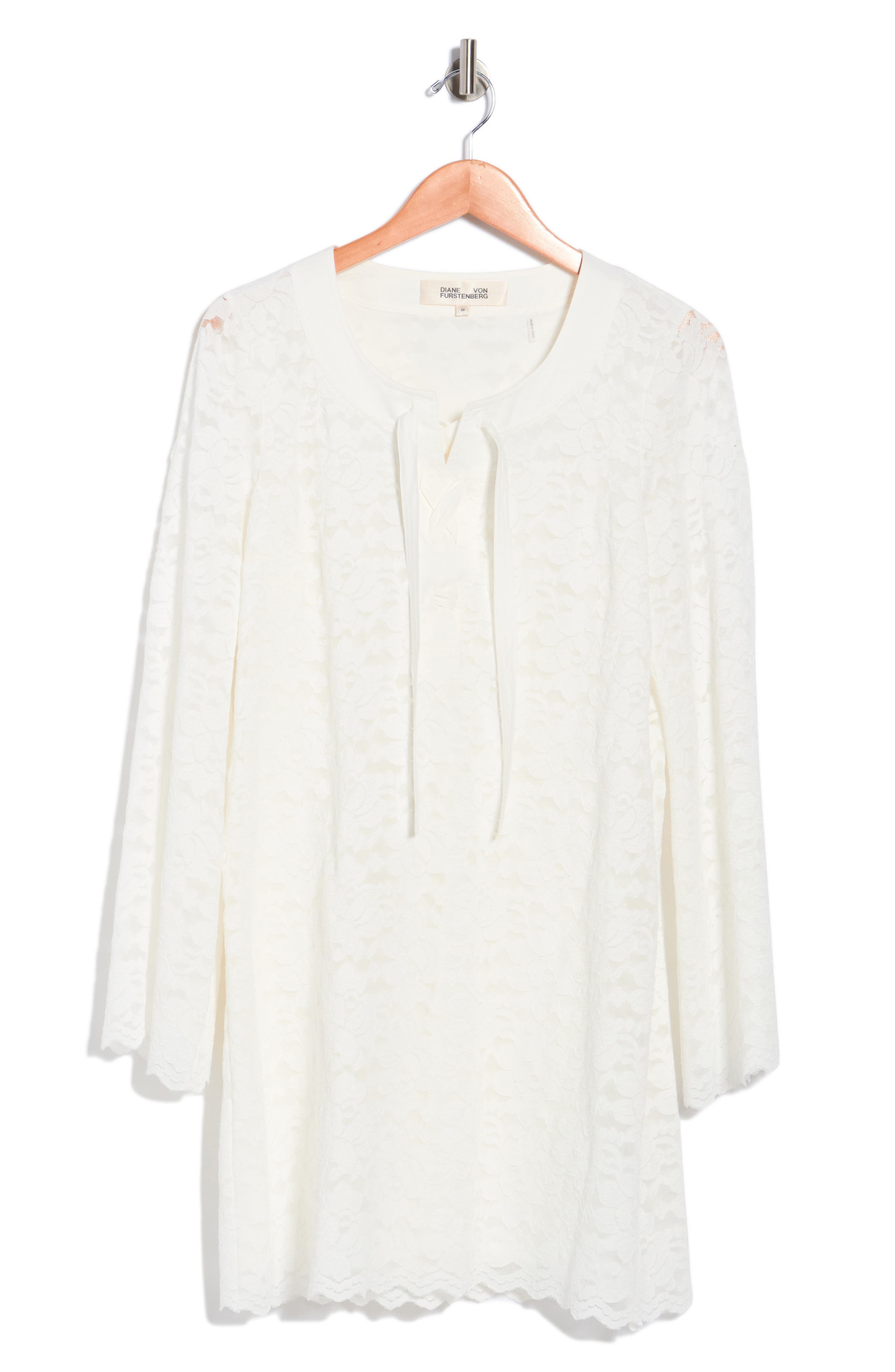 DVF Parker Long Sleeve Lace Dress