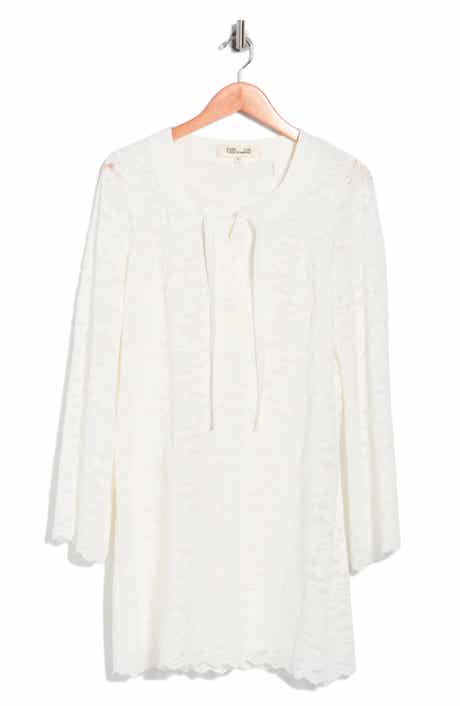 DVF Parker Long Sleeve Lace Dress