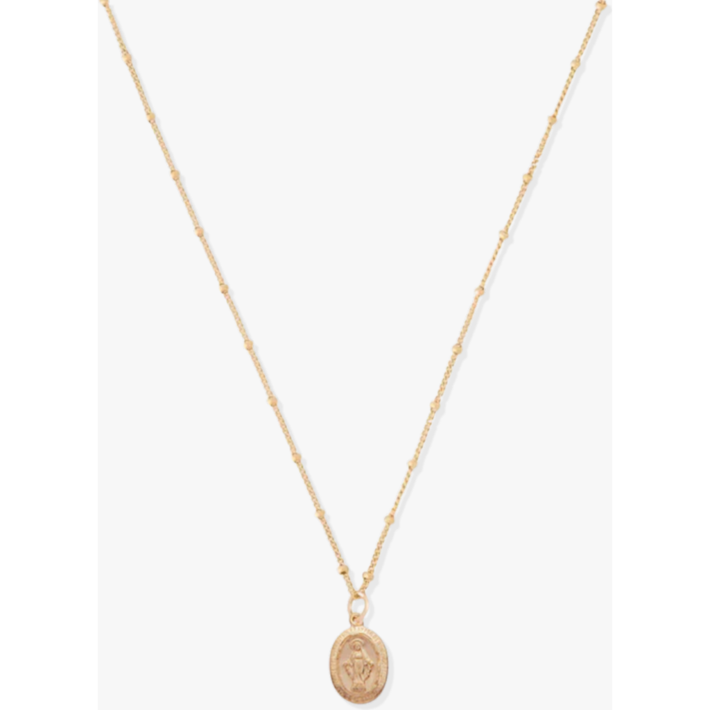 Cuffed By Nano Blessed Mary 14k Gold Filled Necklace