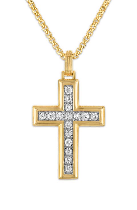 Diamond Cross Pendant Necklace