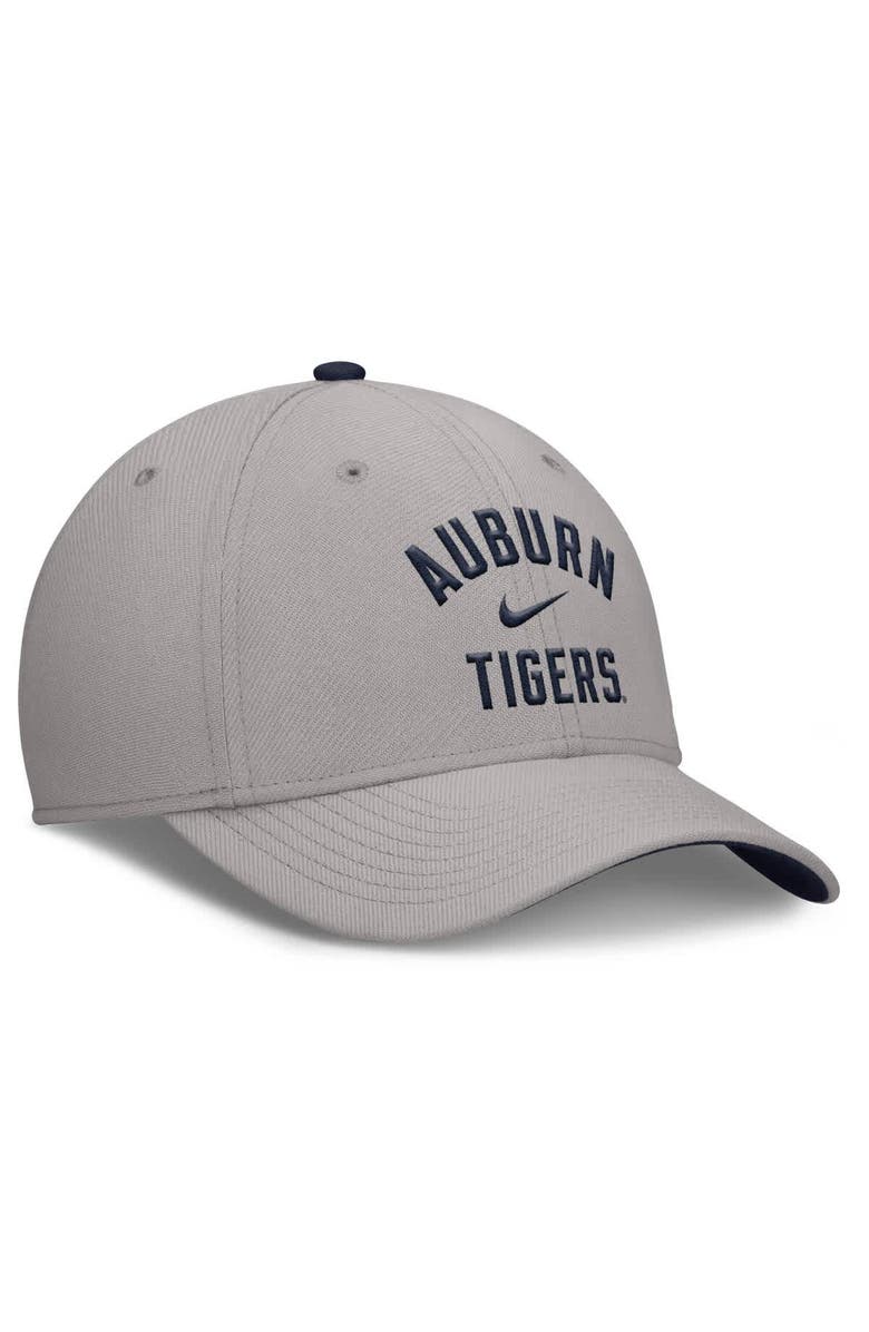 Nike Men's Nike Gray Auburn Tigers Athletic Prep Rise Flex Hat, Alternate, color, Gray