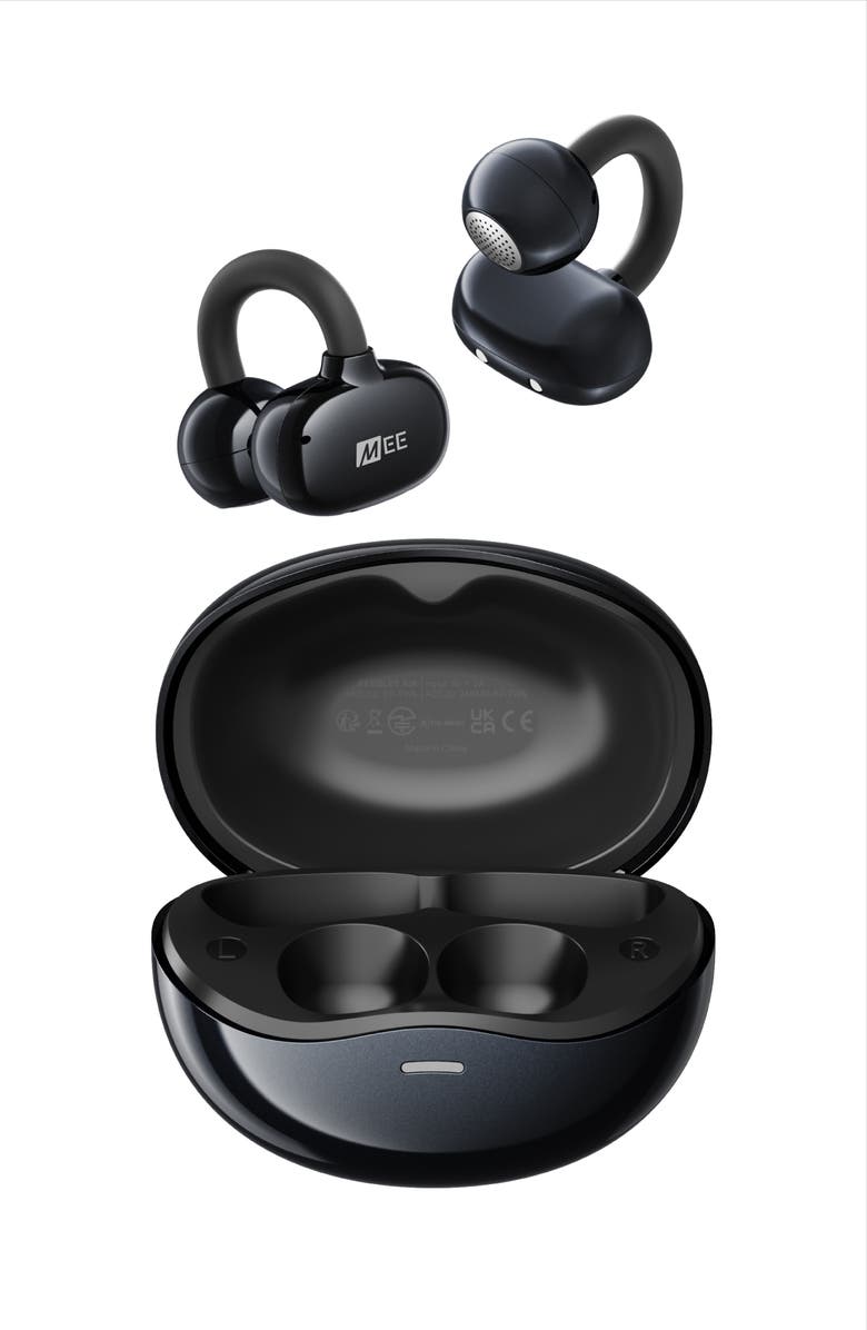 MEE audio Pebbles Air Open Ear Truly Wireless Earbuds, Main, color, Onyx