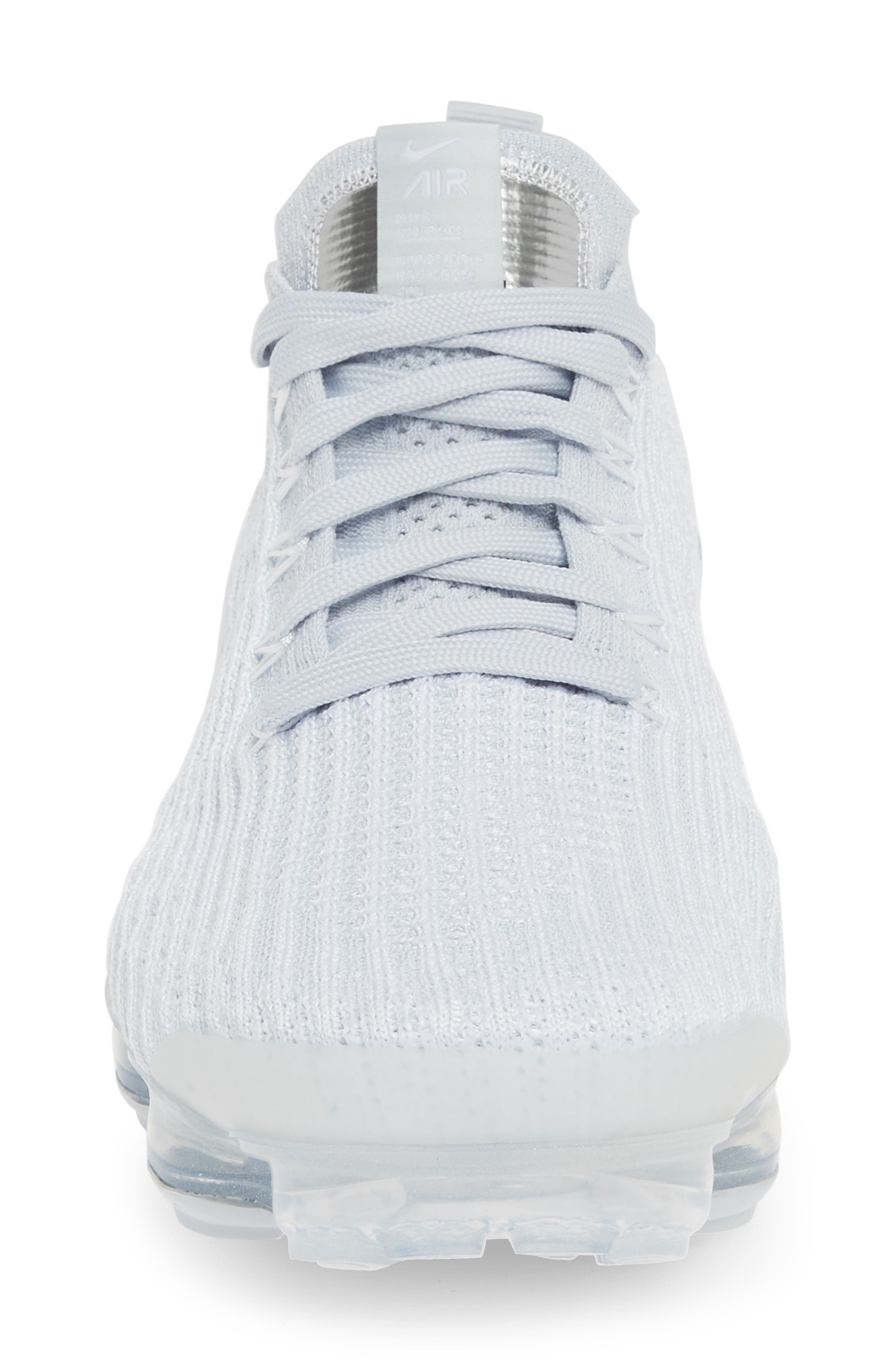 Air VaporMax Flyknit 3 Running Shoe, Alternate, color, WHITE/ PURE PLATINUM