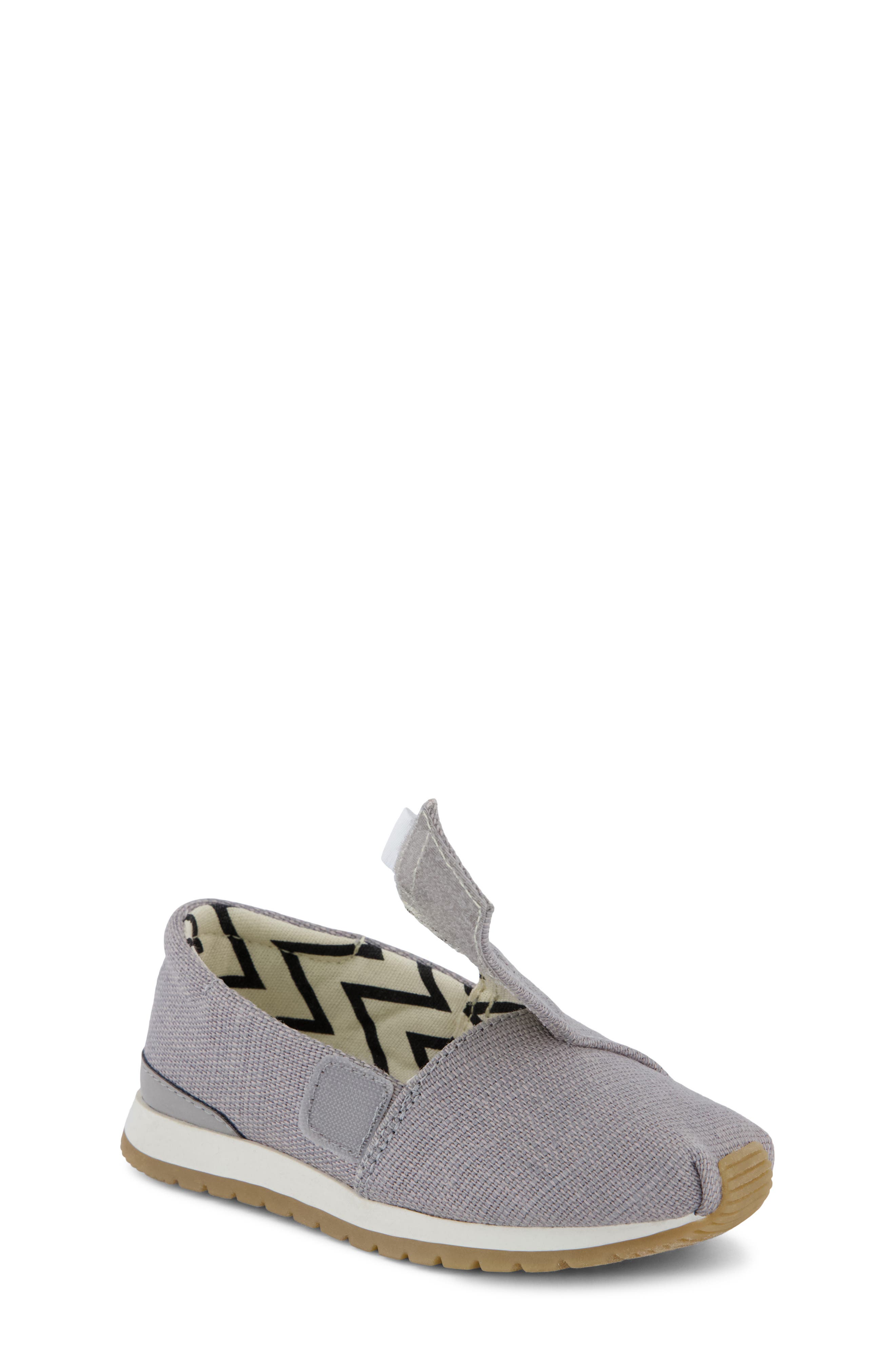 TOMS Kids' Alpargata Sneaker, Alternate, color, Grey