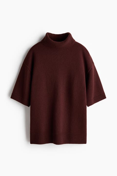 Roll-neck Wool Jumper