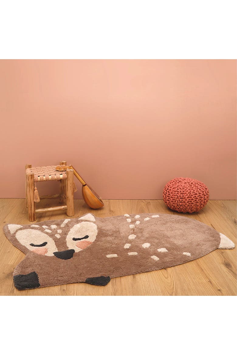 Rug Little Deer, Alternate, color, TAUPE