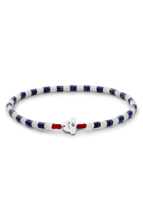 Men's Kai Lapis & Moonstone Bracelet