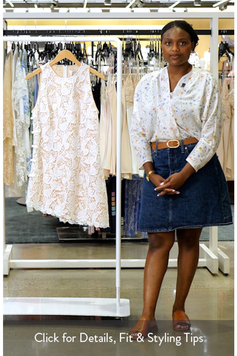 Silba Floral Lace Cocktail Dress video