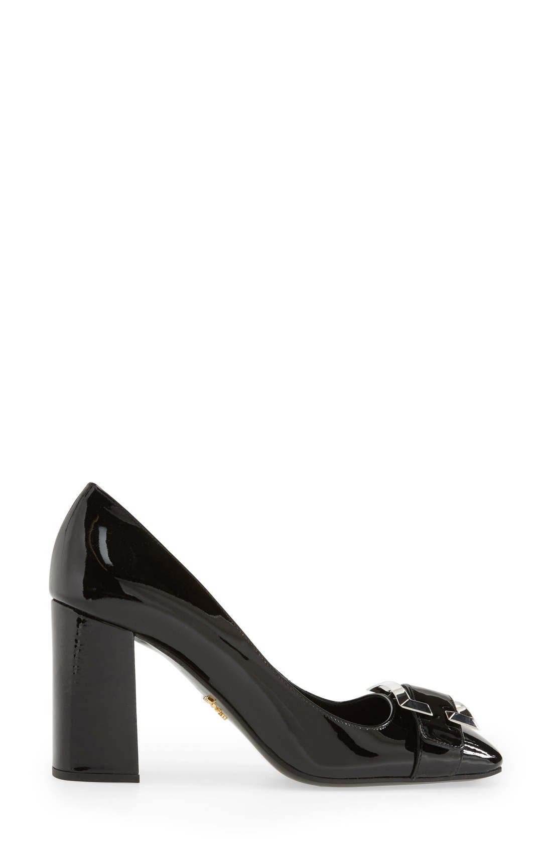 Block Heel Pump, Alternate, color, BLACK PATENT