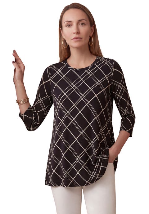 Stretch Knit Swing Tunic (Plus)