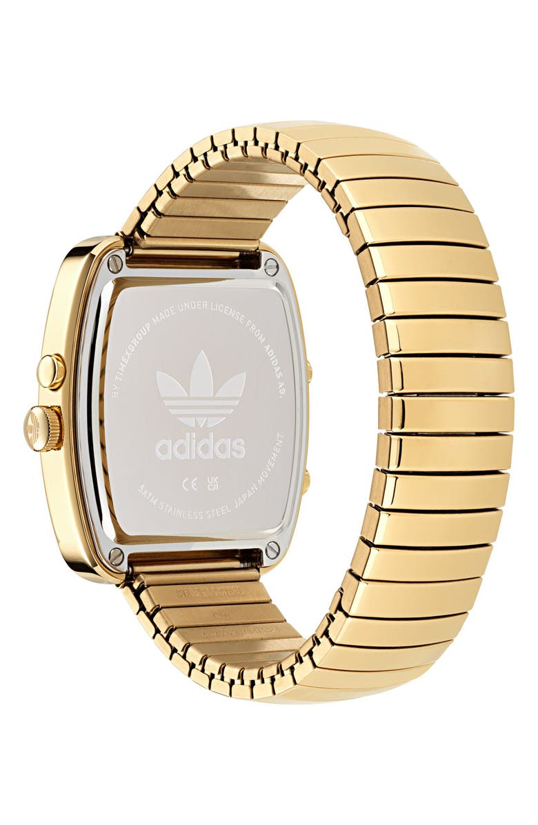 adidas AO Style Chronograph Bracelet Watch, 37mm, Alternate, color, Gold