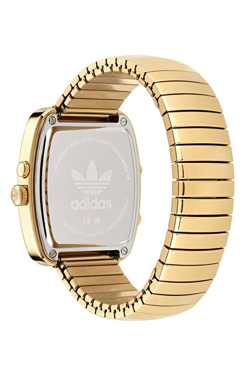 Adidas Originals Adidas Ao Style Chronograph Bracelet Watch, 37mm In Gold