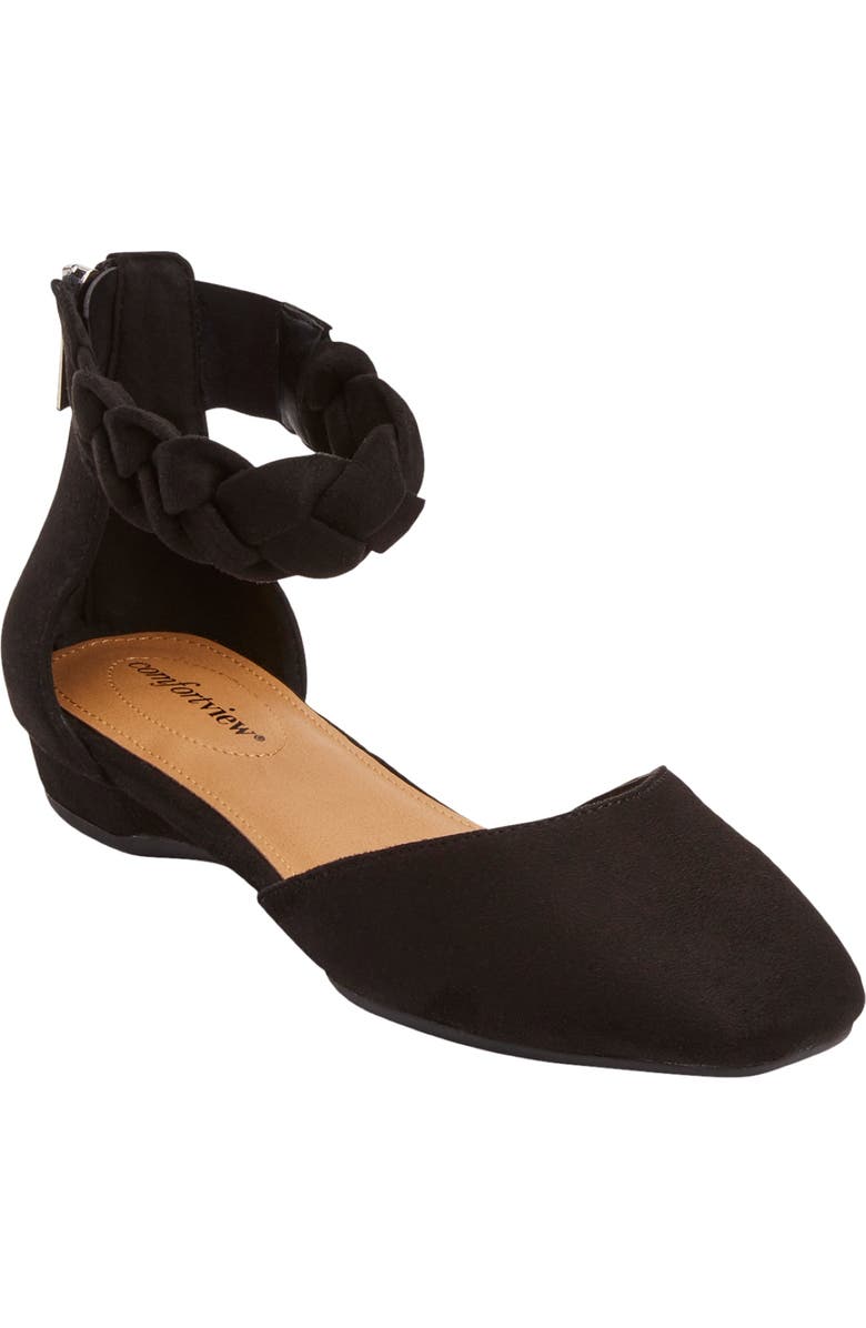 Comfortview The Rayna Flat, Main, color, Black