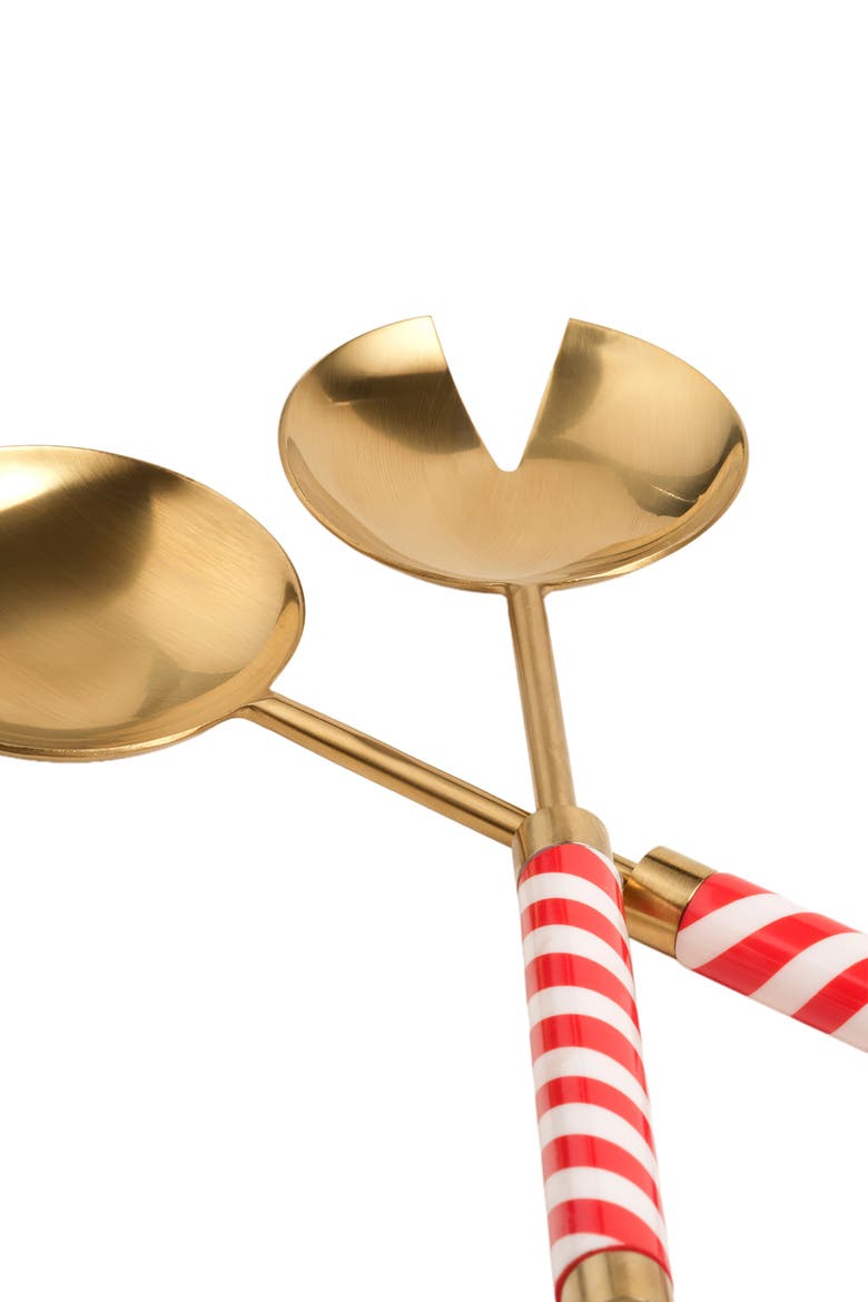 Rampur Steel Salad Serving Set of 2, Alternate, color, Gold