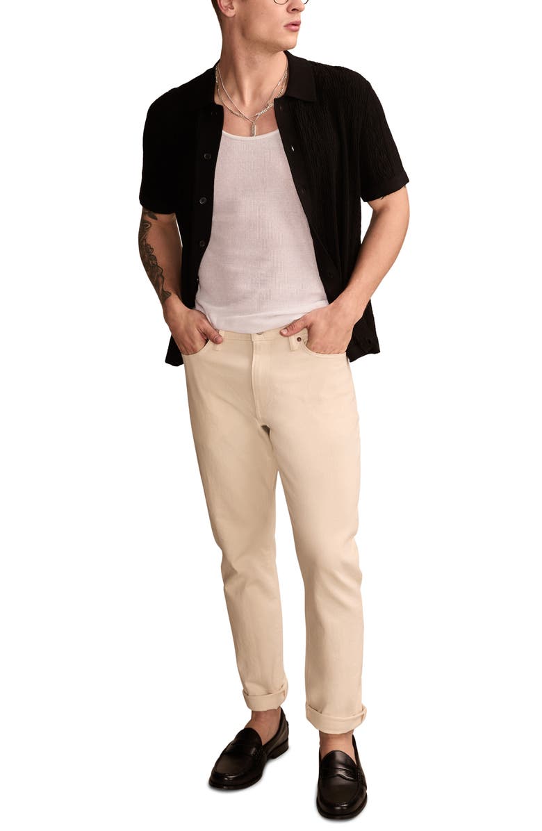 Lucky Brand Textured Button-Up Polo Sweater, Alternate, color,