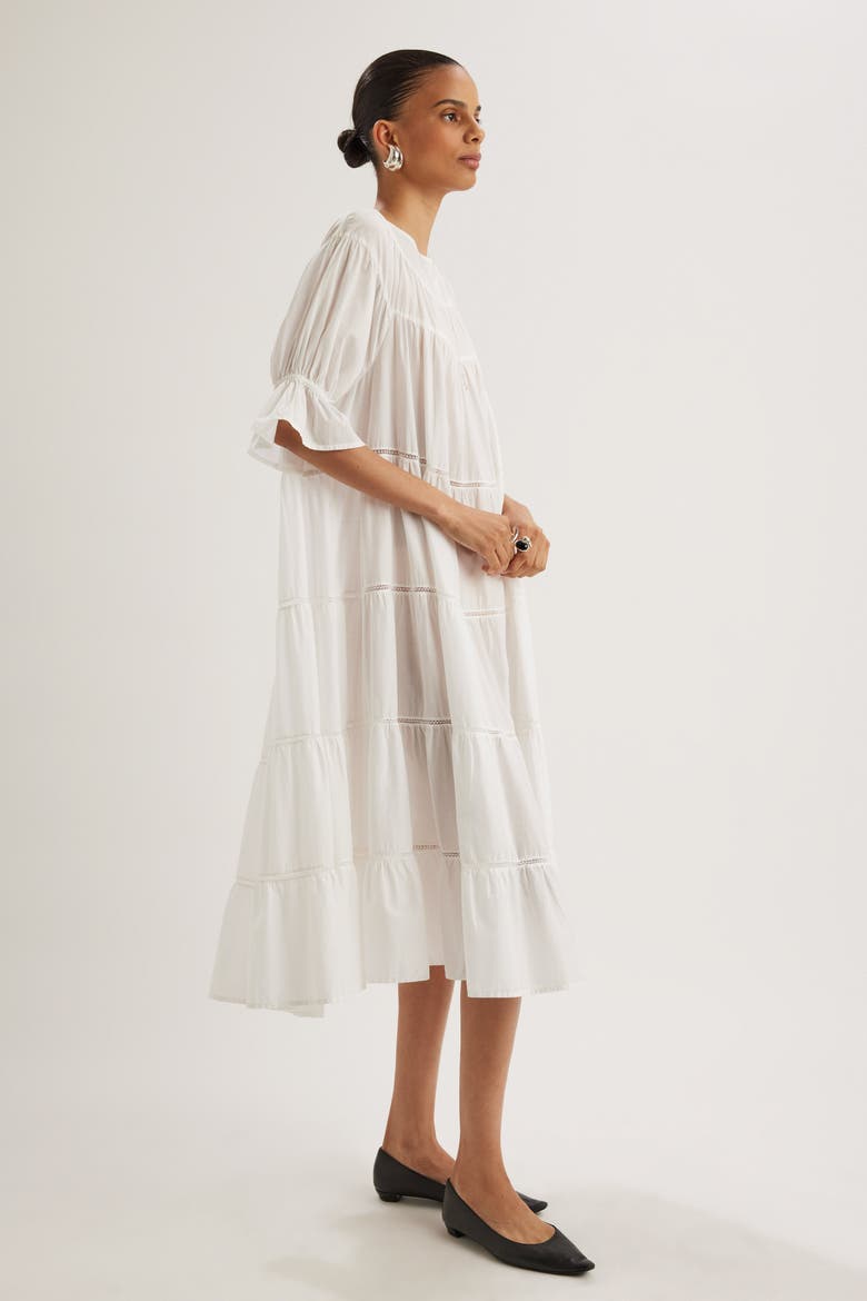 Paradis Dress, Alternate, color, White